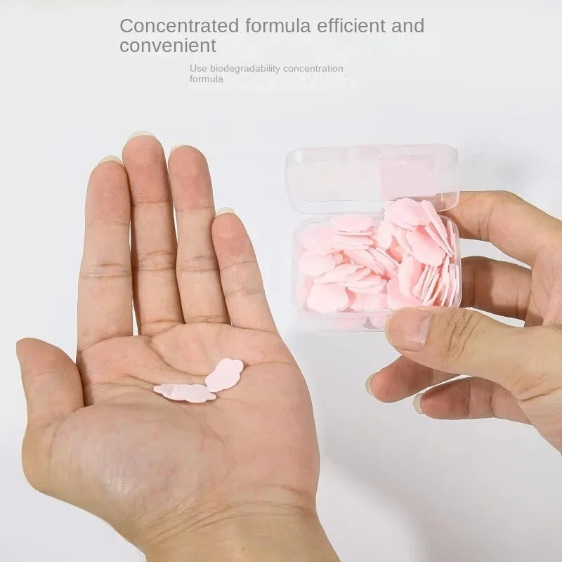 Paper Soap with Portable Tube Bottle