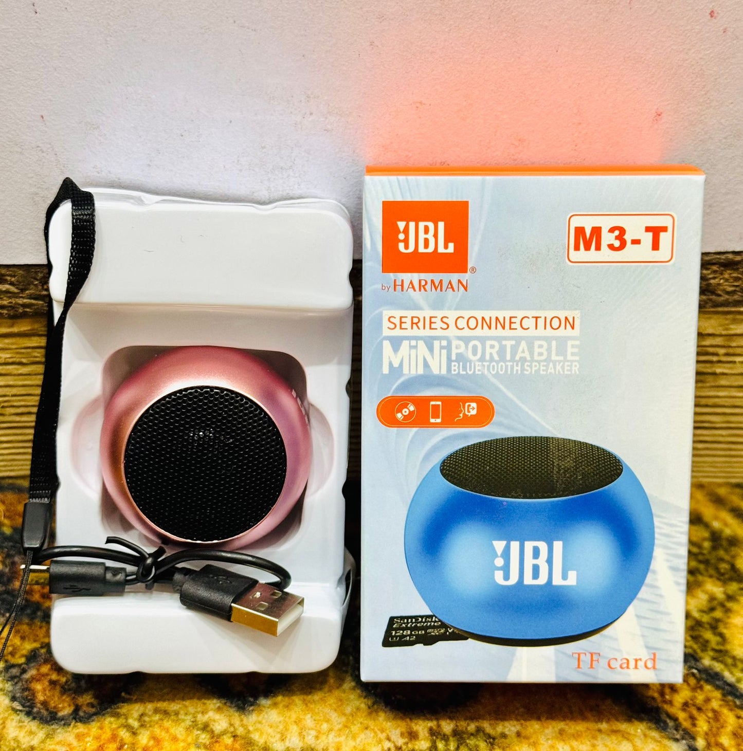 JBL M3-T Mini Portable Bluetooth Speaker